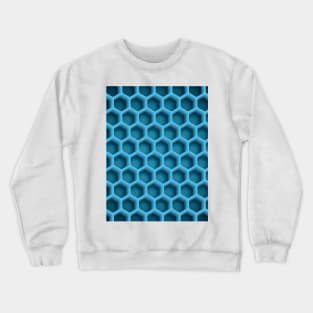 Honeycomb - Blue Crewneck Sweatshirt